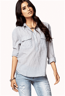 ladies half sleeve woven shirts
